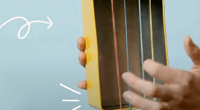 Pomysł na Harfę DIY - Ciekawe Instrumenty dla Dzieci 